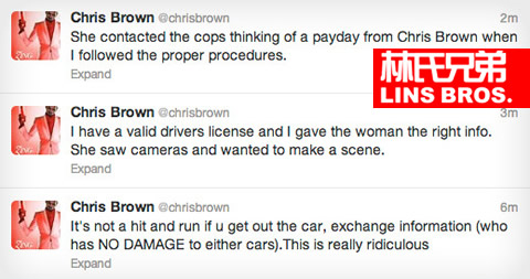 麻烦不间断! Chris Brown受到撞车逃逸指控..如果罪名成立将坐牢