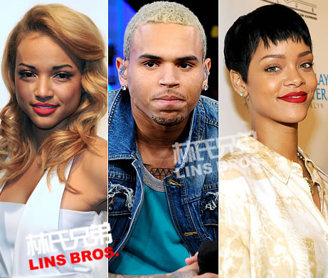 巧合还是故意! Chris Brown两位亲密的女人Rihanna和Karrueche穿着同样的衣服 (照片)