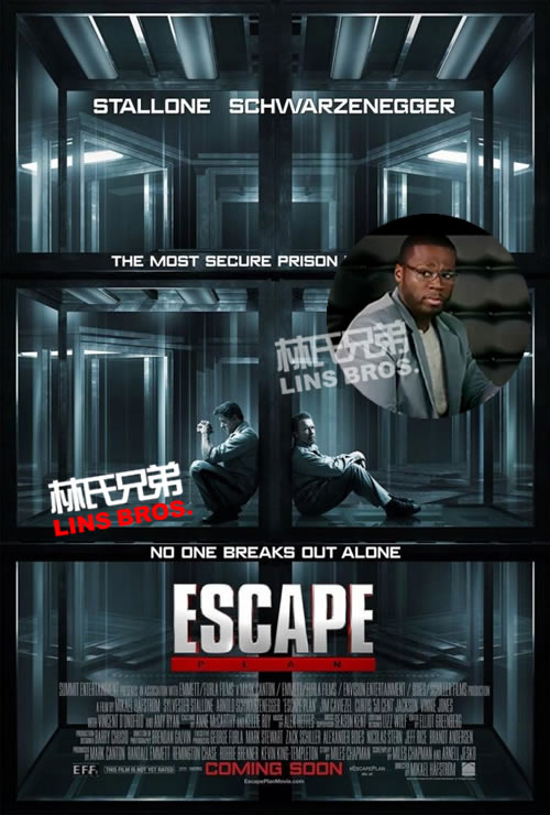 壮汉50 Cent, 史泰龙, 阿诺施瓦辛格电影Escape Plan 金蝉脱壳预告片 (视频)