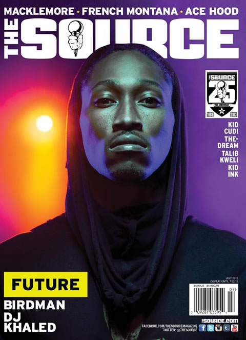 Future 登上老牌嘻哈杂志 The Source 封面 (6/7月刊/照片)