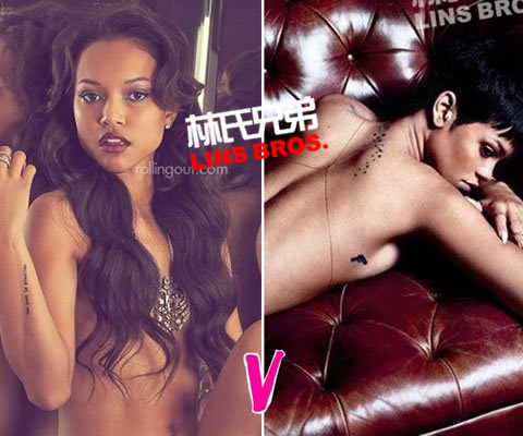 Rihanna Vs. Karrueche Tran谁更性感? Chris Brown爱的两个女人比拼 (6张照片对比)