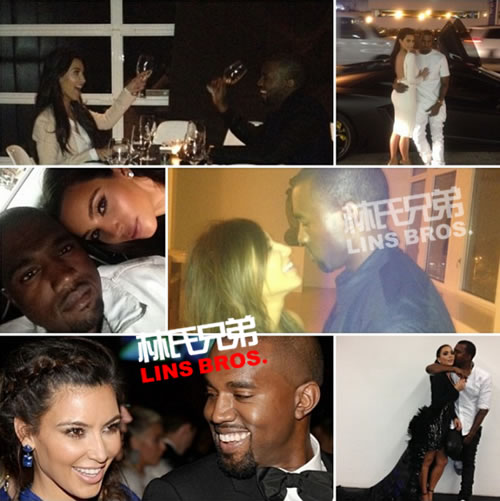 卡戴珊在男友Kanye West生日之际分享特殊的生日卡片 (照片)