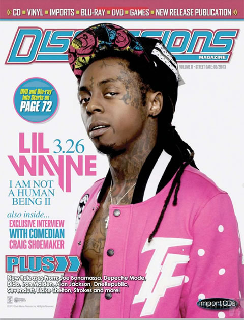 Lil Wayne 登上 Discussions Magazine 杂志封面 (2张照片)