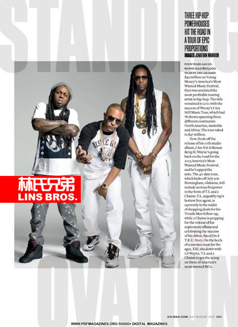 看看Lil Wayne 2013年6/7月XXL杂志内页扫描 (7张照片/PDF) 