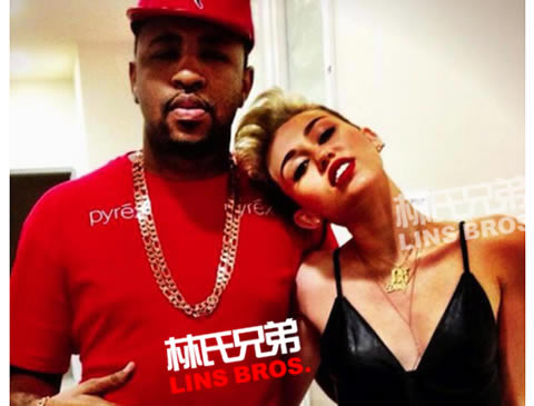 30张照片Miley Cyrus麦莉赛勒斯和说唱明星们一起：Lil Wayne, Snoop, T.I., 50 Cent, PSY