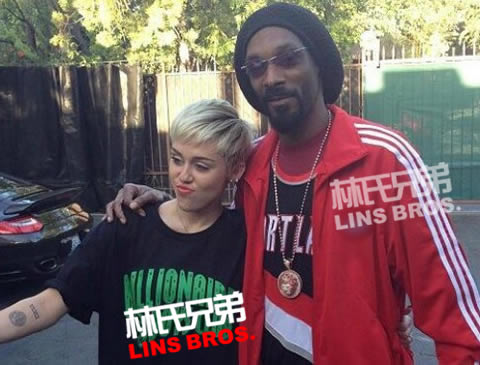 30张照片Miley Cyrus麦莉赛勒斯和说唱明星们一起：Lil Wayne, Snoop, T.I., 50 Cent, PSY