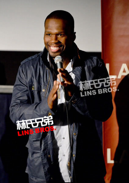 纪录片制片人50 Cent在洛杉矶电影节首映Tapia新纪录片电影 (4张照片)