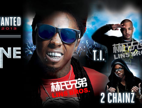 Lil Wayne, T.I. & 2 Chainz开始了America’s Most Wanted巡回演唱会 (9张照片)