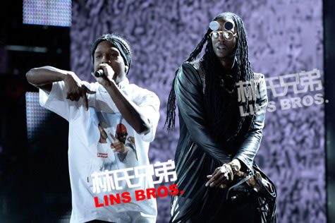 2 Chainz和A$AP Rocky, Kendrick Lamar在2013 BET Awards表演 (视频/照片)