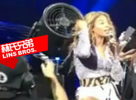 太险了!!! Beyonce 头发被一疯狂Fan紧紧抓住不放了，不是真正的Fan (照片 /视频)
