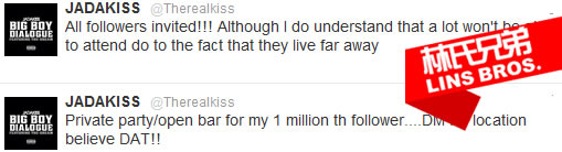 Jadakiss 来真的..做出重大公开承诺..如果微博粉丝达到100万..他将..(图片)