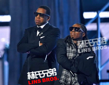 Lil Wayne认为Jay Z是神..所以他给Jay Z Shout Out (视频)