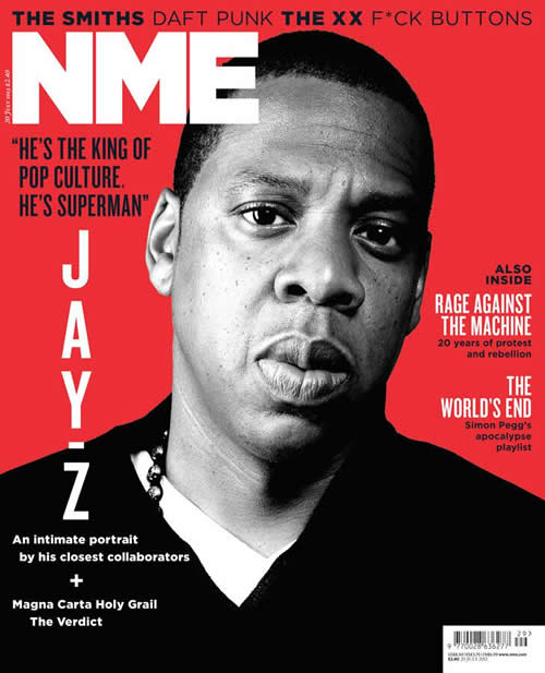 Jay Z 登上NME杂志最新封面 (电子版杂志在线阅读 / 图片)