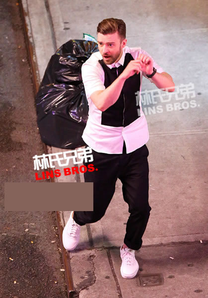 Justin Timberlake在唐人街拍摄新专辑第一单曲Take Back The Night MV (6张照片)