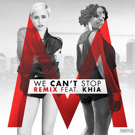 女说唱歌手Khia 加入 Miley Cyrus 单曲 We Can’t Stop 官方Remix (音乐)