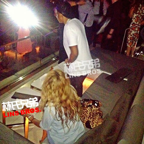 Beyoncé, Alicia Keys观看Jay Z/Justin Timberlake纽约演唱会 (6张照片)