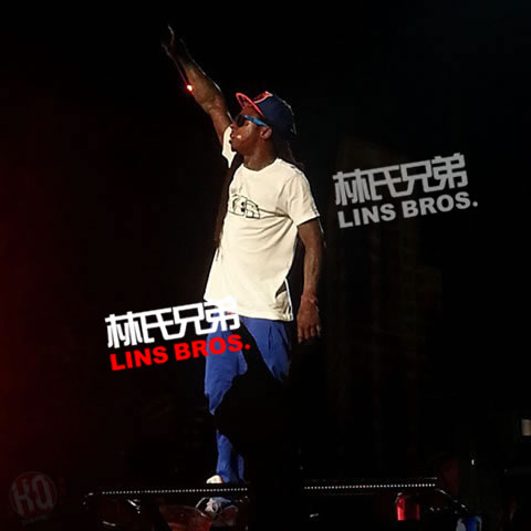 Lil Wayne和兄弟T.I.在西棕榈滩举行America’s Most Wanted巡回演唱会 (Pt.1/15张照片)