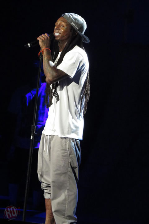 Lil Wayne在弗吉尼亚海滩举行America’s Most Wanted巡回演唱会 (11张照片)