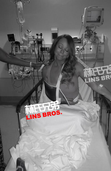 受伤! 巨星Mariah Carey右手臂脱臼..被紧急送去医院治疗 (照片)
