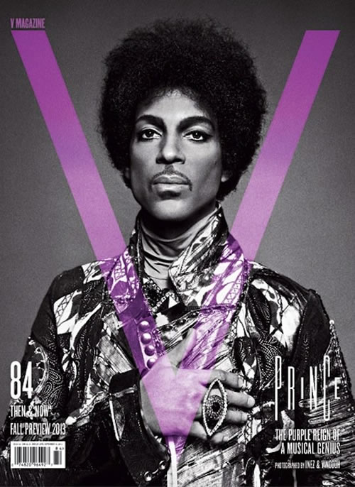 Prince登上V Magazine杂志封面：从来不用手机 (图片)