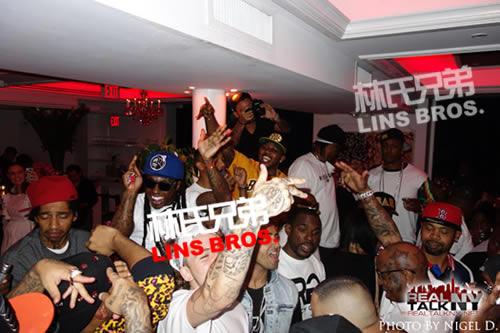 Lil Wayne, Birdman, Bow Wow等在YMCMB联合专辑Rich Gang纽约发行Party (10张照片)