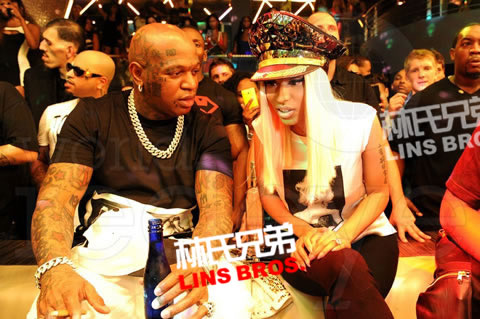 Nicki Minaj和YMCMB大老板Birdman在迈阿密盛大Party (10张照片)