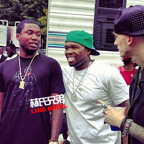 50 Cent与Rick Ross有Beef..徒弟Meek Mill不管, 加入50 Cent演出 (视频)