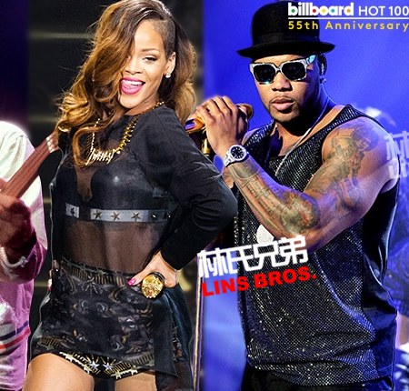 Billboard评出史上100大单曲：Kanye West, Rihanna, Usher, Bruno Mars (100 1名/更新)