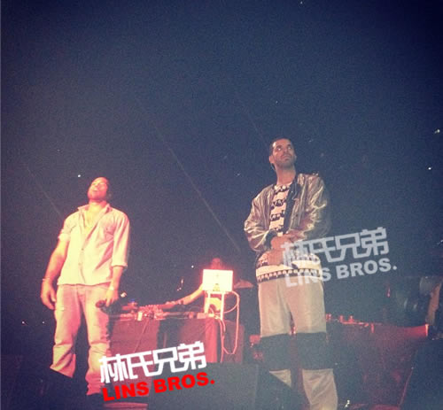  Drake 令人意外地邀请Kanye West 同台表演..粉碎Beef谣言 (视频/照片)