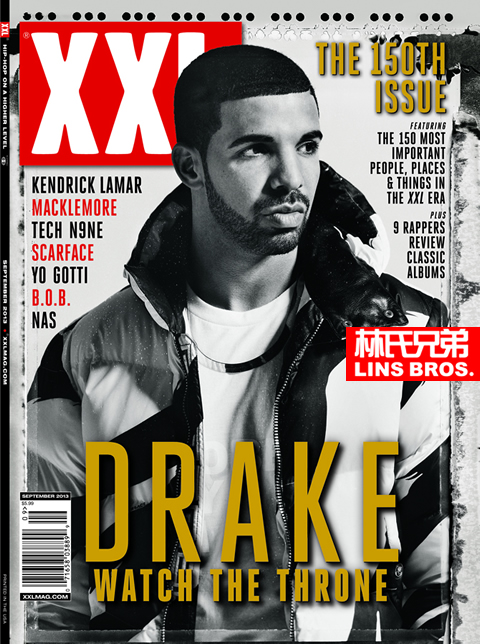Watch The Throne.. Drake登上XXL杂志16周年期刊封面 (第150期刊/图片)