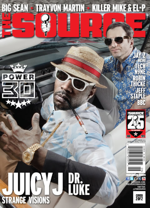 Big Sean, Juicy J & Dr. Luke 登上The Source 杂志封面 (2张图片)