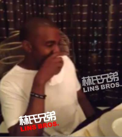 Kanye West 和Drake一起共进晚餐..Kanye听到Drake的歌在偷笑 (视频)