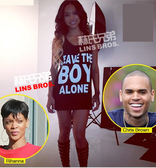 放出狠话?? Chris Brown前女友Karrueche Tran向另一前女友Rihanna喊话? (照片)