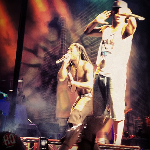 Lil Wayne和T.I.在康涅狄格州举行America’s Most Wanted巡回演唱会 (12张照片)