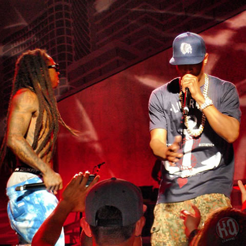 Lil Wayne和T.I.在纽约州举行America’s Most Wanted演唱会 (10张照片)