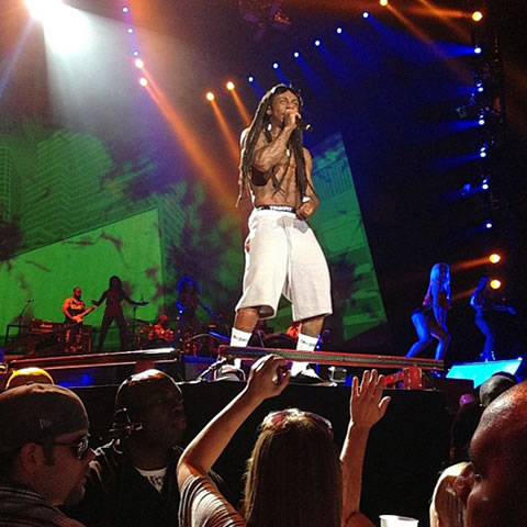 Lil Wayne和T.I.在圣路易斯举行America’s Most Wanted巡回演唱会 (13张照片)