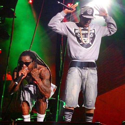 Lil Wayne和T.I.在圣路易斯举行America’s Most Wanted巡回演唱会 (13张照片)