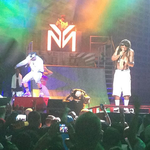 Lil Wayne和T.I.在圣路易斯举行America’s Most Wanted巡回演唱会 (13张照片)