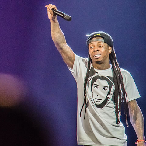 Lil Wayne穿上Trayvon Martin头像T Shirt在首都华盛顿向奥巴马政府喊话 (11张照片)