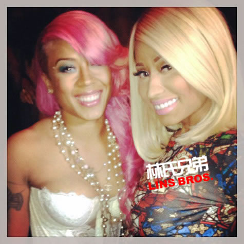 Nicki Minaj与Tyga, The Game, Keyshia Cole在好莱坞夜店Party (6张照片)