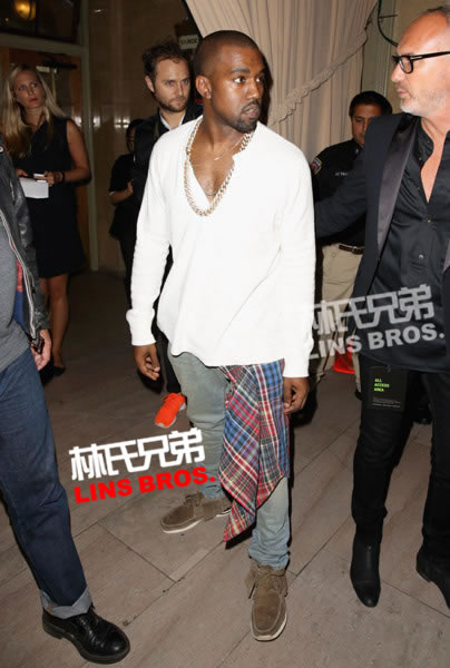 Kanye West, Iggy Azalea出席纽约时装周Diesel Black Gold秀 (6张照片)