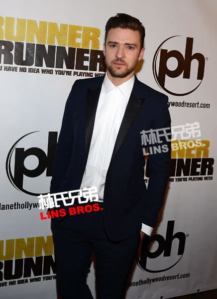 Justin Timberlake在拉斯维加斯出席他的新电影Runner Runner逆转王牌首映 (5张照片)