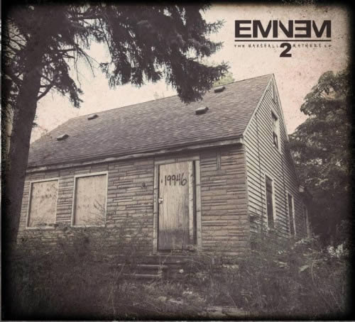 Eminem 发布新专辑The Marshall Mathers LP 2豪华版官方封面和背面及歌曲名单 (21首歌曲)