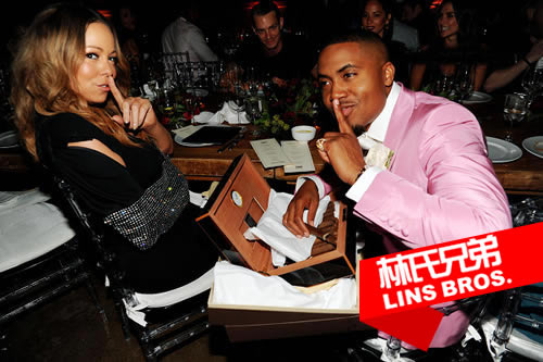 Nas 40岁生日, Mariah Carey, Jermaine Dupri, Nas父亲一起庆祝 (照片)