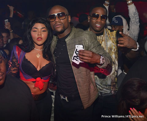 Diddy, 拳王梅威瑟和Lil Kim等明星在亚特兰大夜店举办Party (10张照片)