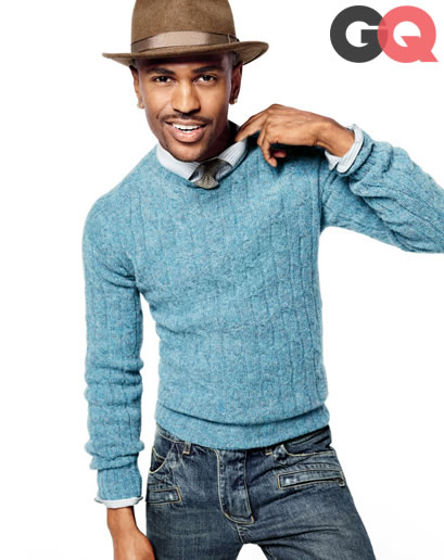 Kanye West徒弟Big Sean为GQ杂志做模特展示秋季时尚 (6张照片)