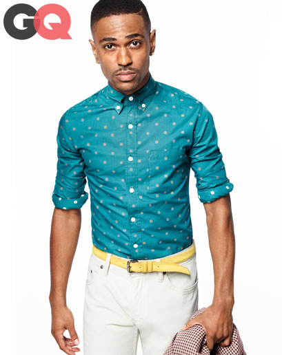 Kanye West徒弟Big Sean为GQ杂志做模特展示秋季时尚 (6张照片)