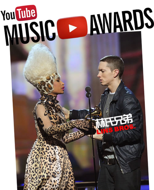 Eminem, Nicki Minaj, Kendrick Lamar 上榜2013首届Youtube Music Awards大奖提名名单