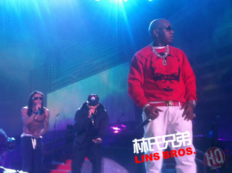 Lil Wayne与YMCMB好兄弟在荷兰阿姆斯特丹举行演唱会 (10张照片)