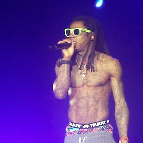 Lil Wayne在丹麦哥本哈根举行America’s Most Wanted演唱会 (10张照片)